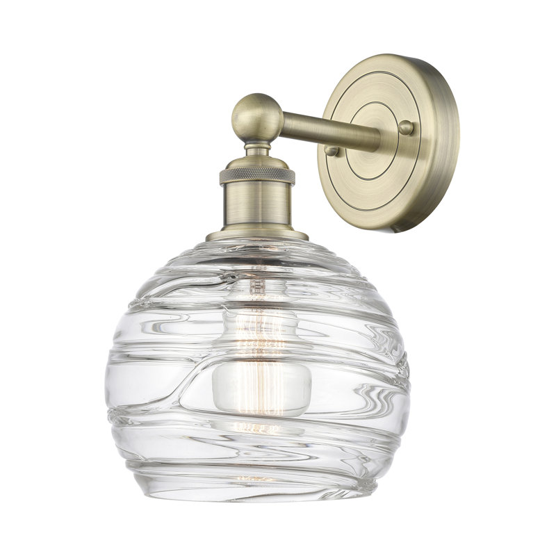 Essex Armed Sconce, Antique Brass
