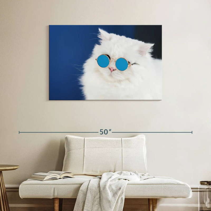 Brampt Cat Glasses, 26" H x 39" W