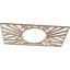 Médaillon de plafond en bois Hoover-63412202-63412212