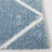 Geometric Blue/White Area Rug-1844973040