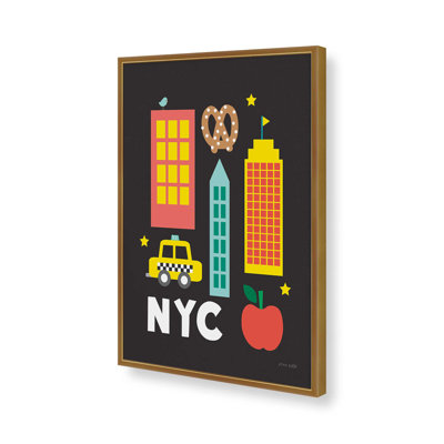 «City Fun NYC» par Ann Kelle, reproduction d'art sur toile
