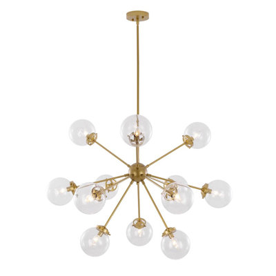 Freddrick 12 - Light Dimmable Sputnik Sphere Chandelier