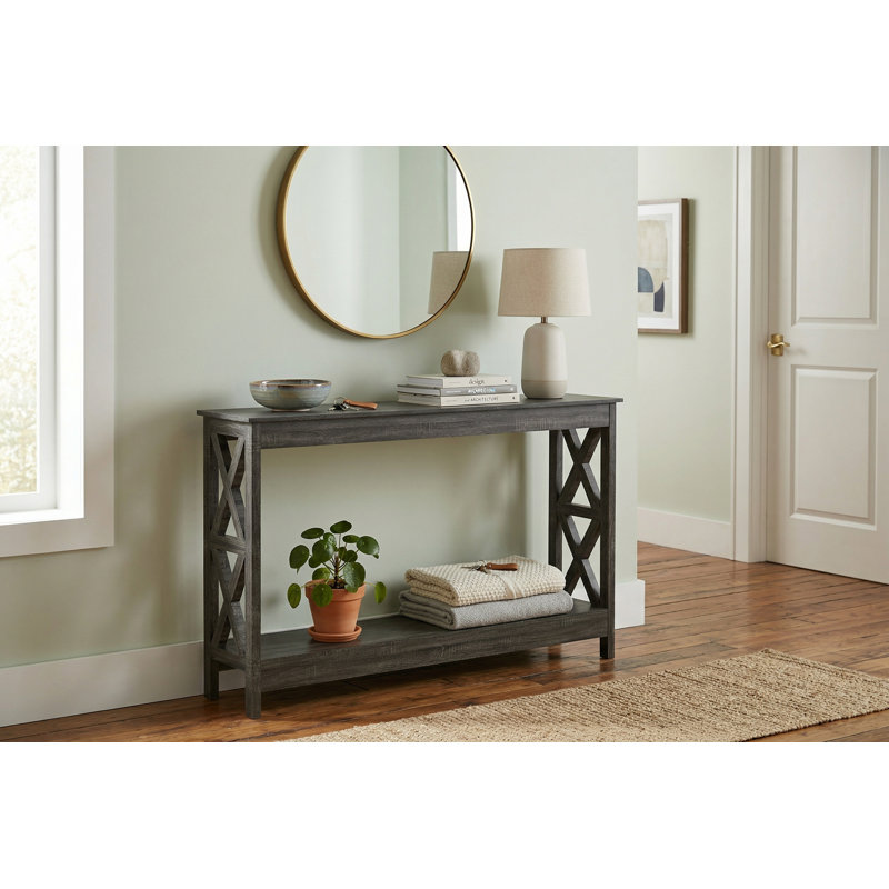 Console contemporaine contemporaine, Gris foncé