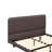 Floating Bed Frame With Under - Led Lights And 8 Dynamic Options, Full Size Modern Pu Bed, Coffee, Design Remote Controlled Build, Easy Setup-79707571-79707572