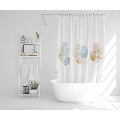 Elizette Polyester Shower Curtain