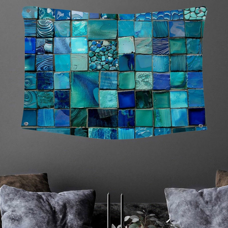 Tapisserie en microfibre, H 68 po x l 80 po