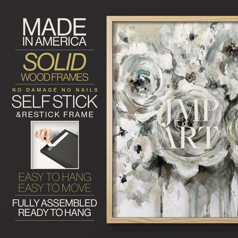 «Soft Fragrance II», reproduction encadrée - bois massif, Naturel, H 30 po x l 24 po