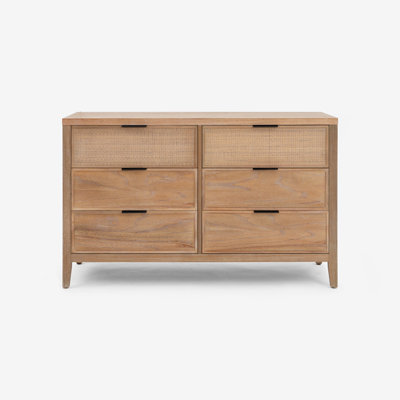 Kalana - 6- Drawer Rattan Dresser
