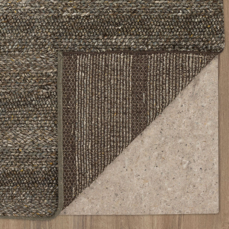 Parodos Brown Casual Solid Area Rug, Rectangle 5' x 8'