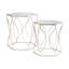 Loughman Pedestal Nesting Tables