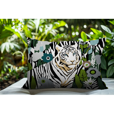 Oreiller rectangulaire réversible intérieur / extérieur Wilo Tiger