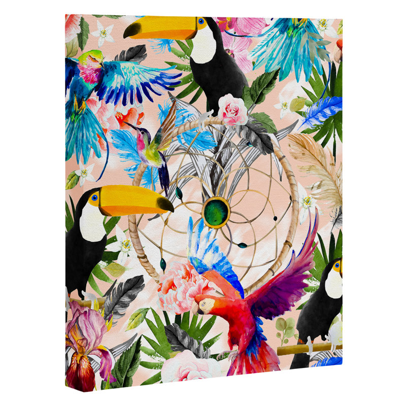 « boho », impression sur toile, H 24 po x l 30 po x P 2 po