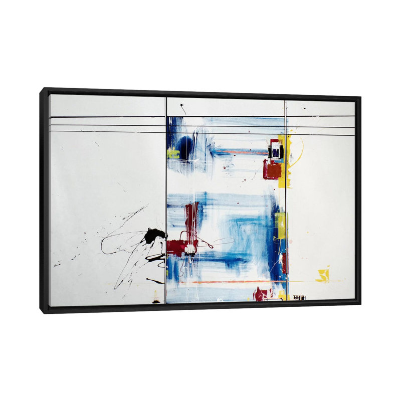 Estampe numérique sur toile tendue avec châssis, H 40 po x l 60 po x P 1,5 po, Toile avec cadre noir, Pas de tapis
