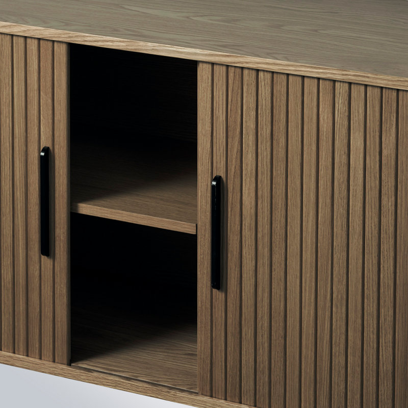 Iris 71'' Sideboard, Smoked Oak