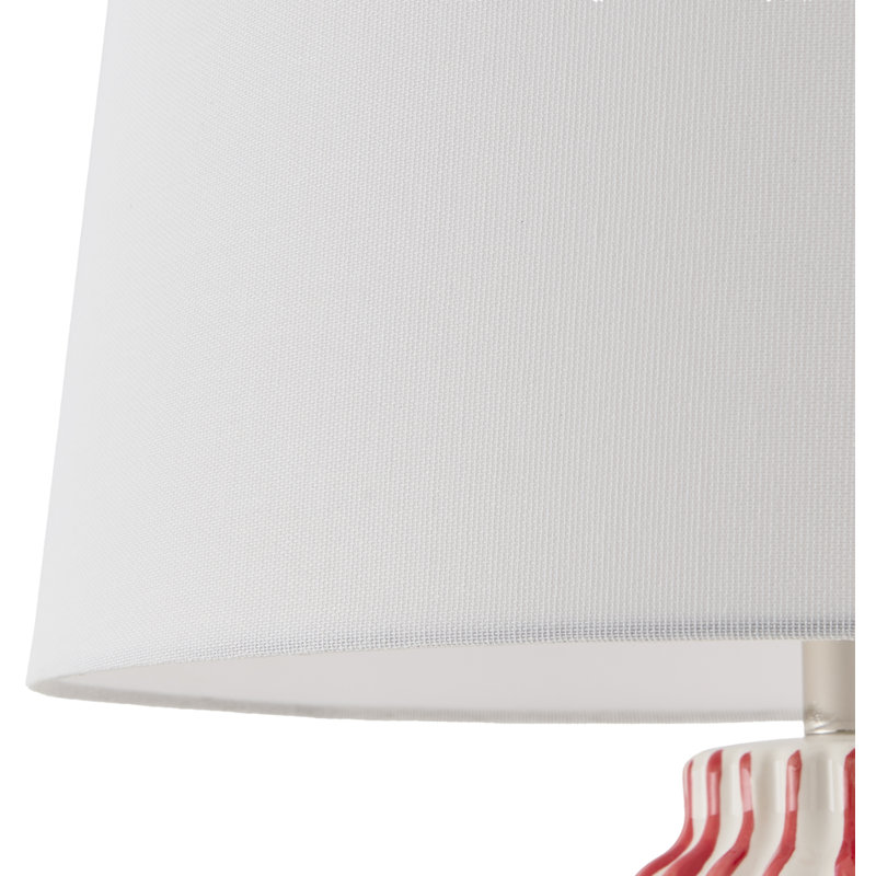 Lampe de table Hartung, Rouge