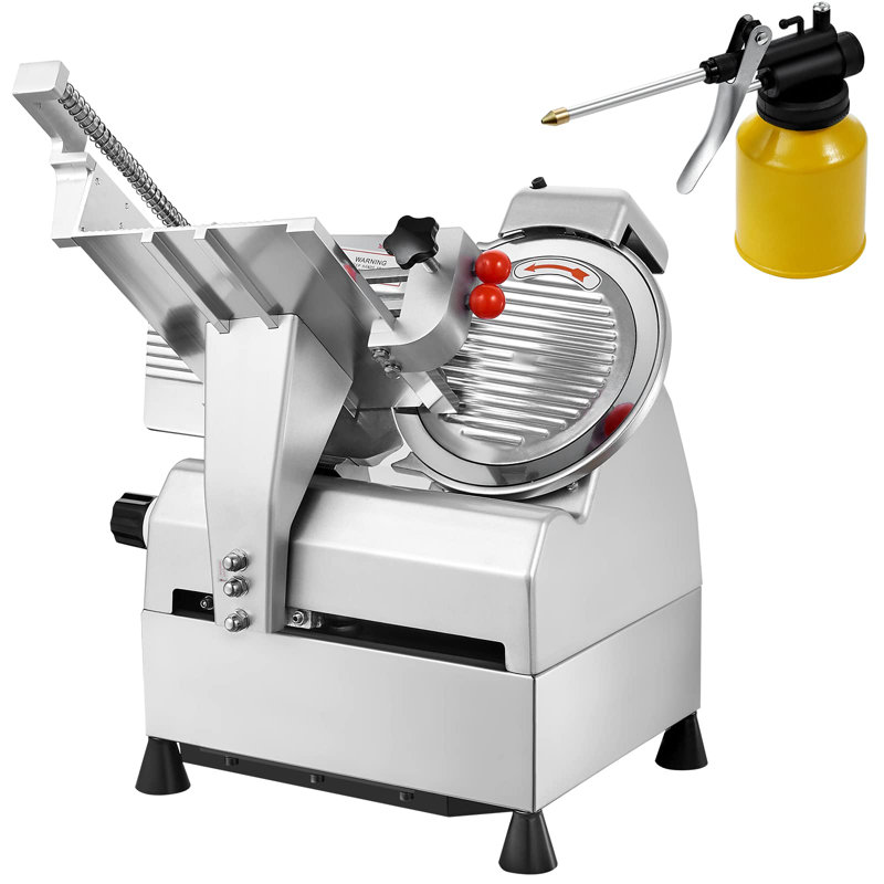 Automatic Meat Slicer, 540W Deli Slicer with Two 10" Stainless Steel Removable Blade