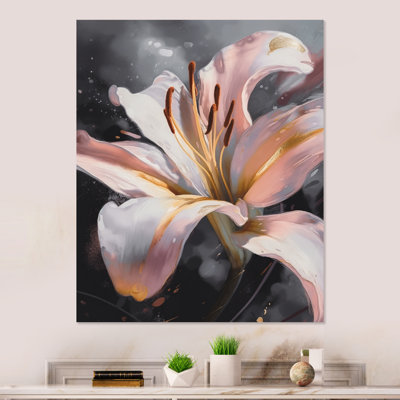 " White Graceful Lilies IV "