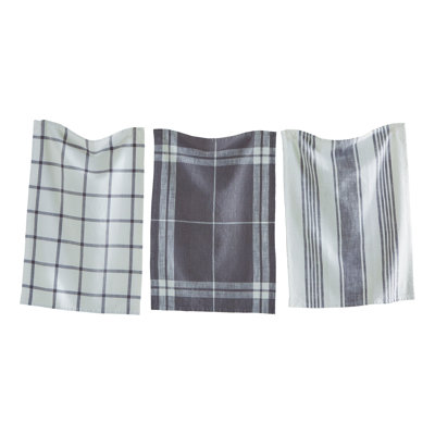 The Holiday Aisle® Classic Dishtowel Set/3 Linen