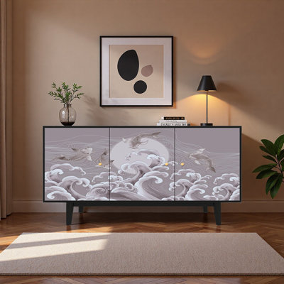 Buffet de luxe chinois de style rétro