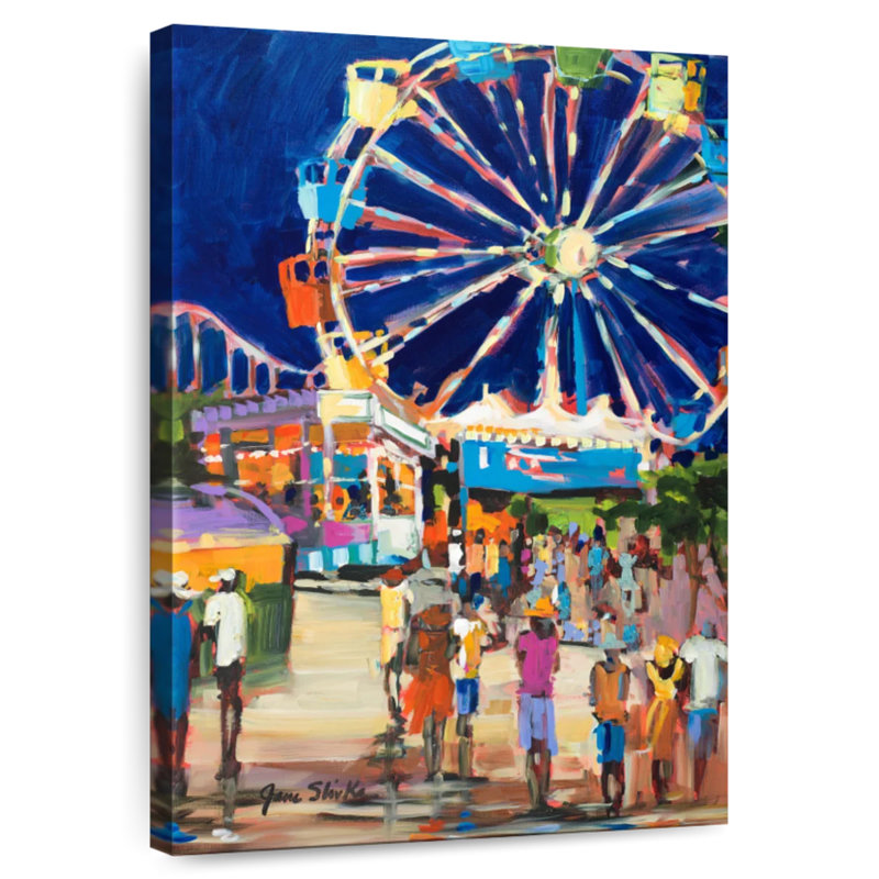 Kerner Night Carnival, 45" H x 30" W