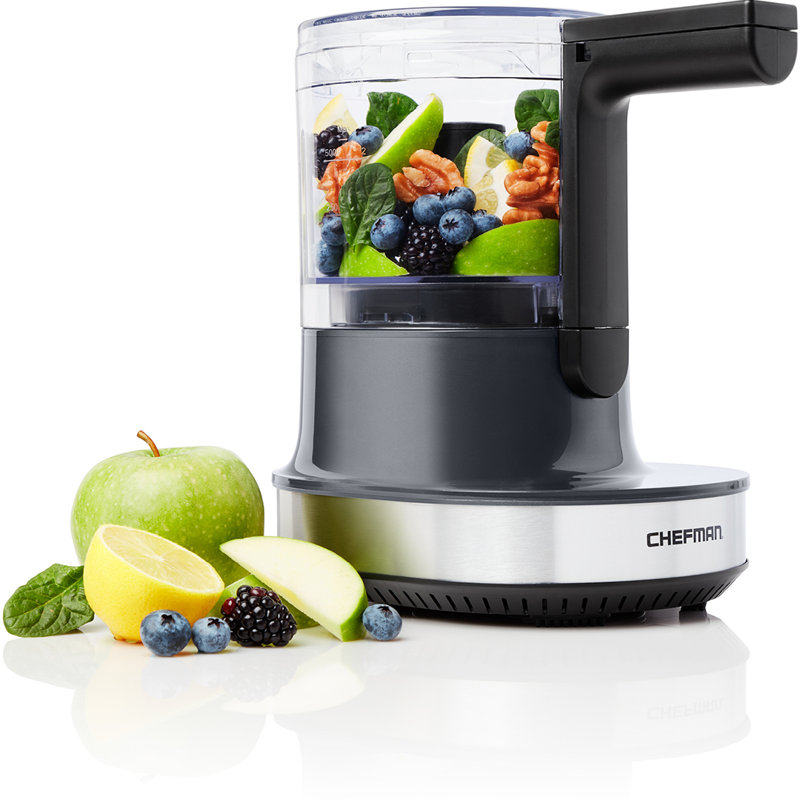 Hachoir et mélangeur 4 tasses Chefman Electric, Gris