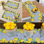 Chemin de table Capri Capri bleu citron Italie