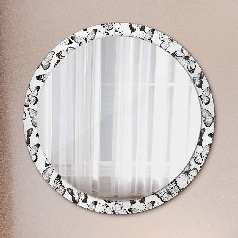 Huldar Glass Flat Wall Mirror