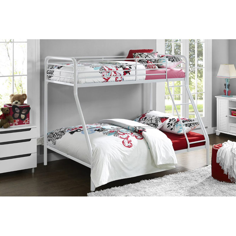 Dalke Metal Standard Bunk Bed by Isabelle, White