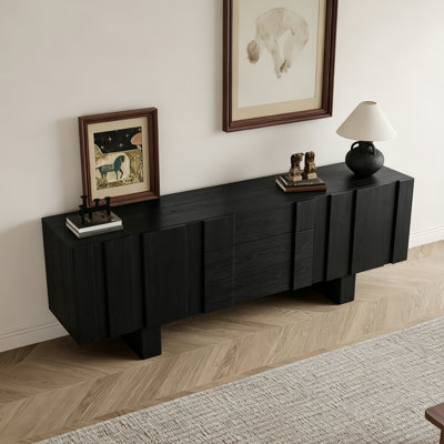 Meuble télé moderne en bois brun
