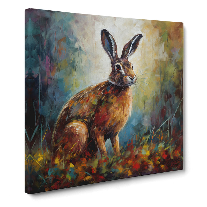 Hare Post-Impressionism No.2 - Wrapped Canvas