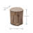 DAINTREE Side Table End Table 49 x 47 x 50.8 cm-102038901
