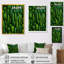 «Green Cactus Desert II - Floral Cactus», art mural-958371575-958371574