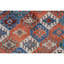 High-Quality Hand-Knotted Red And Navy Area Rug