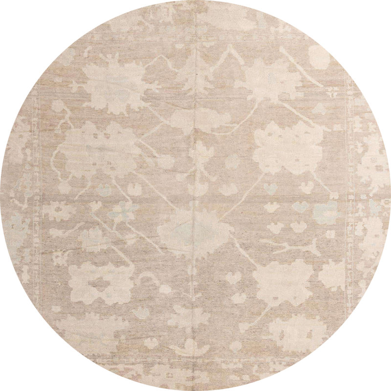 Tapis abstrait moderne 4835, Rond 8 pi