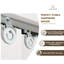 Portes de placard coulissantes en bois givré 1-Lite-97682375
