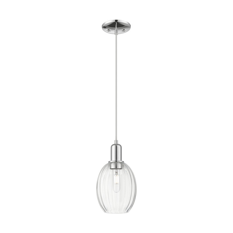 Downtown Urban - Preston - Mini-luminaire suspendu en forme de cloche à cordon 6 lumières 1 lumière Preston, Clair