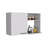 2 Wall Cabinet, Open Storage Shelves, Single Door