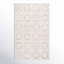 Tapis ivoire en coton fabriqué à la main Mullen-1801865429