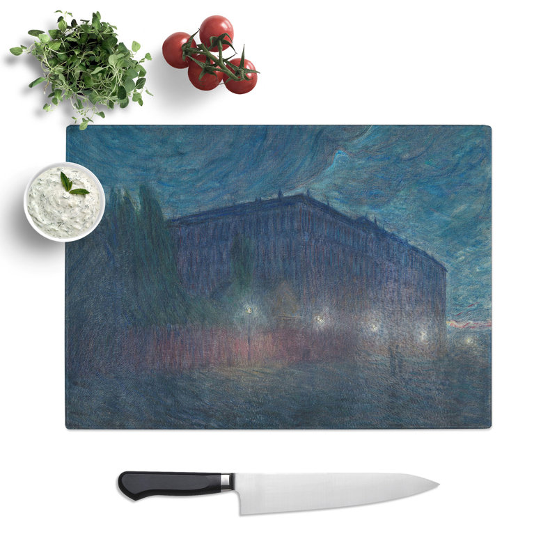 Stormy Night by Eugene Jansson Chopping Board, 28.5cm W x 39cm L