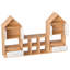 Bibliothèque polyvalente pour enfants avec un design en forme de maison, un rangement multifonctionnel pour les livres et les jouets, un emplacement réglable, un organisateur durable pour enfants pour la salle de jeux ou la chambre à coucher Assemblage