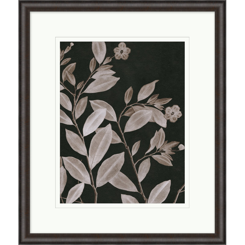 Taupe Foliage 6 Print