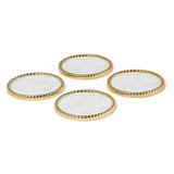 Reed And Barton Roseland Coasters, Set of 4