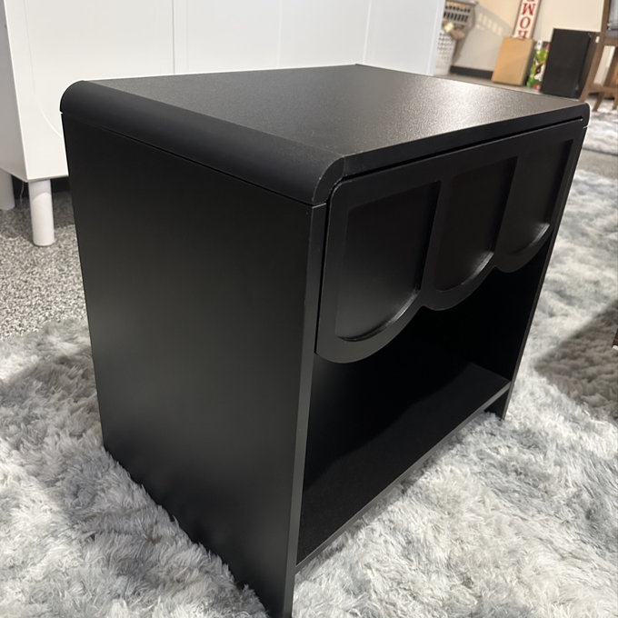 End Table With Storage, 1 - Drawer Nightstand - Walnut