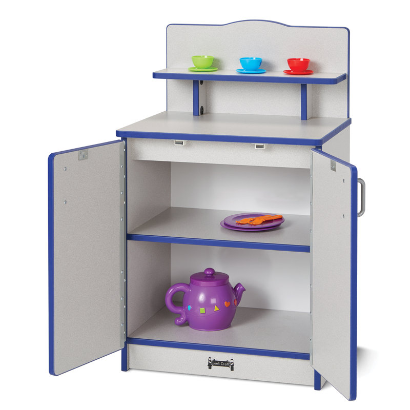 Rainbow Accents® Culinary Creations Kitchen Cupboard, Gray/Blue