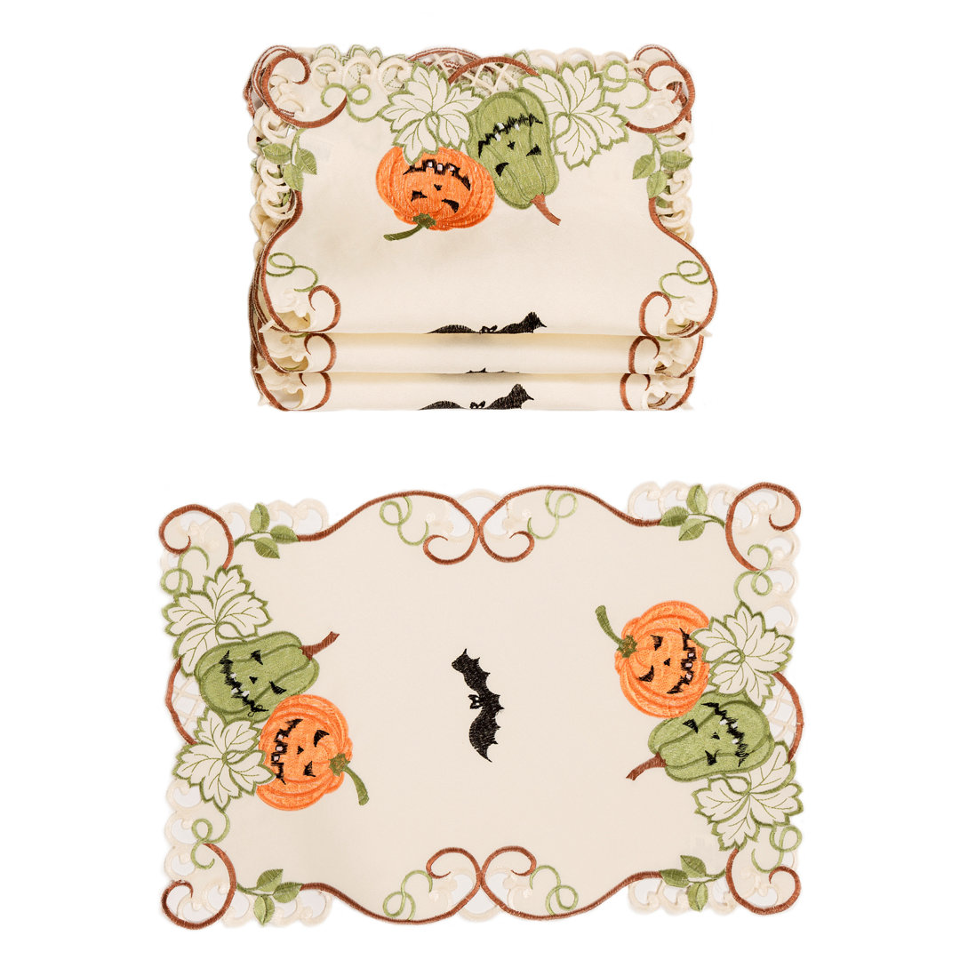 Polyester Food & Drink Rectangle Placemat (Set of 4) Xia Home Fashions