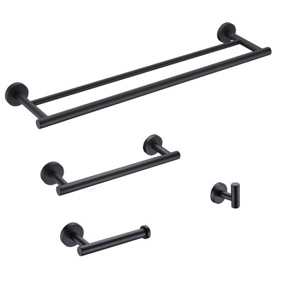 4 - Piece Bathroom Hardware Set