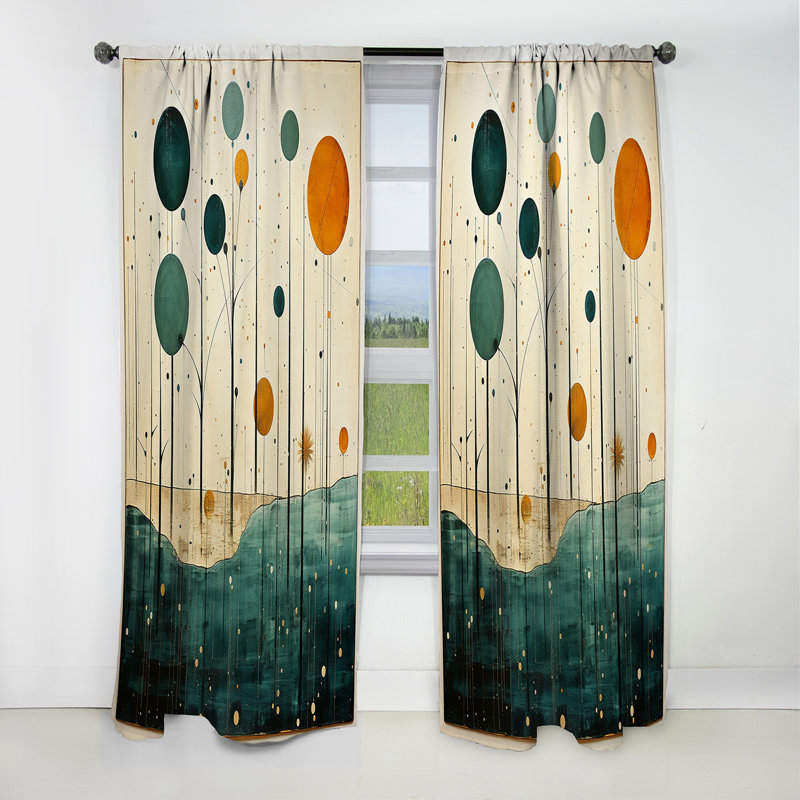 Rideau occultant en velours Rickard - Minimalisme, L 52 po x L 90 po