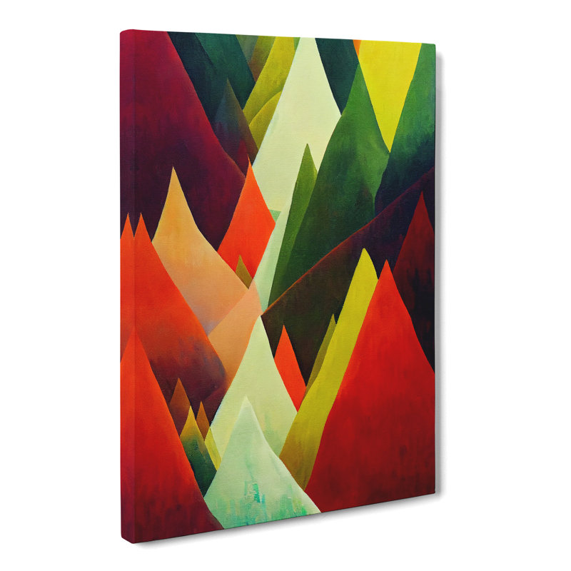 Forest Colour Field - Wrapped Canvas, 50cm H x 35cm W x 3cm D