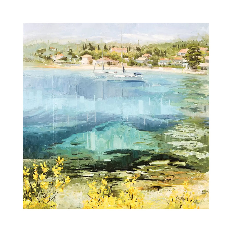 Clear Water 1 Piece Wrapped Canvas Painting, 66.04 cm H x 66.04 cm W