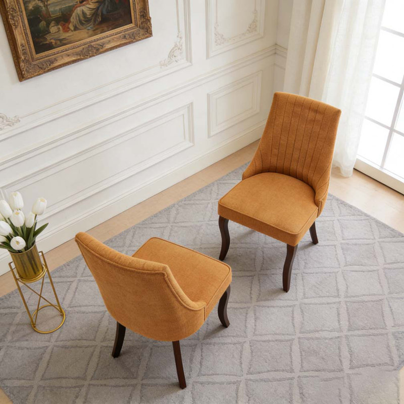 Chaises de salle à manger, Jaune